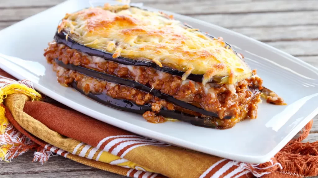 lasanha de berinjela com carne moída