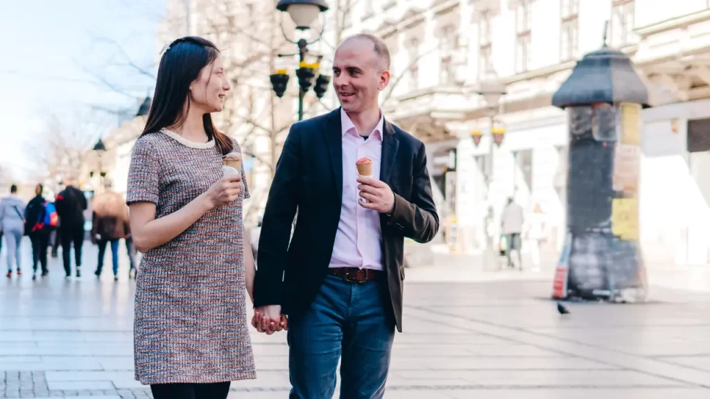 casal em um relacionamento saudável