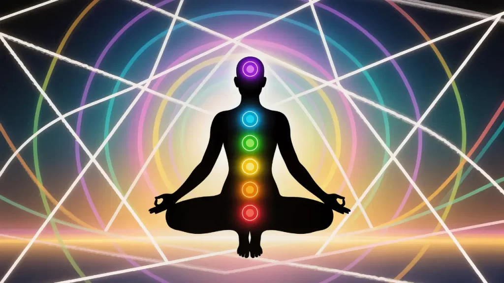 Energia kundalini despertando através dos chakras durante a menopausa